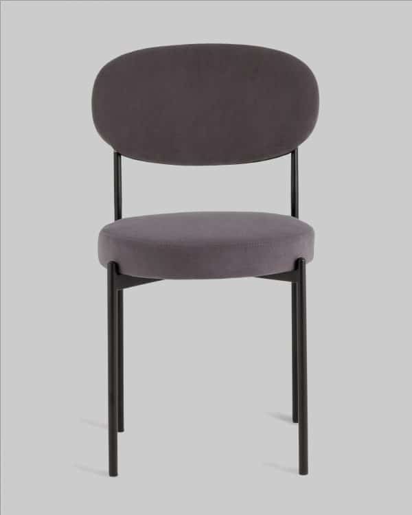 Стул Бриф DD велюр тёмно-серый — изображение 3