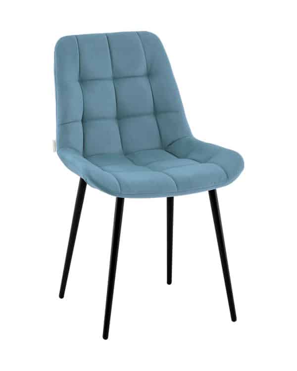 Стул Флекс N велюр пыльно-голубой