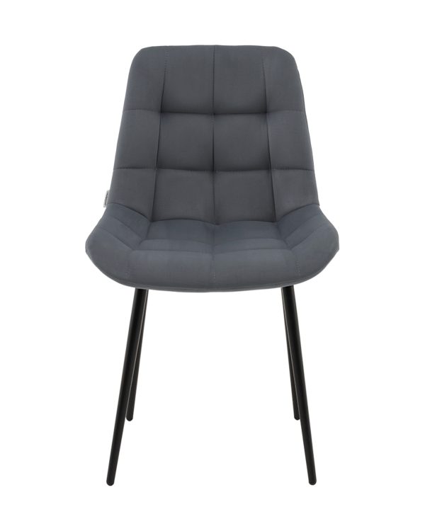 Стул Флекс N велюр тёмно-серый — изображение 2