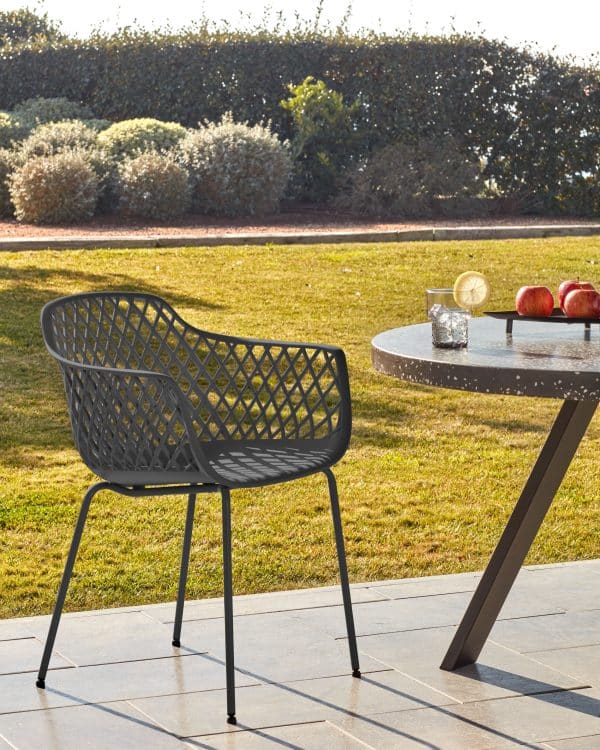 Стул-кресло Quinn темно-серый — изображение 4