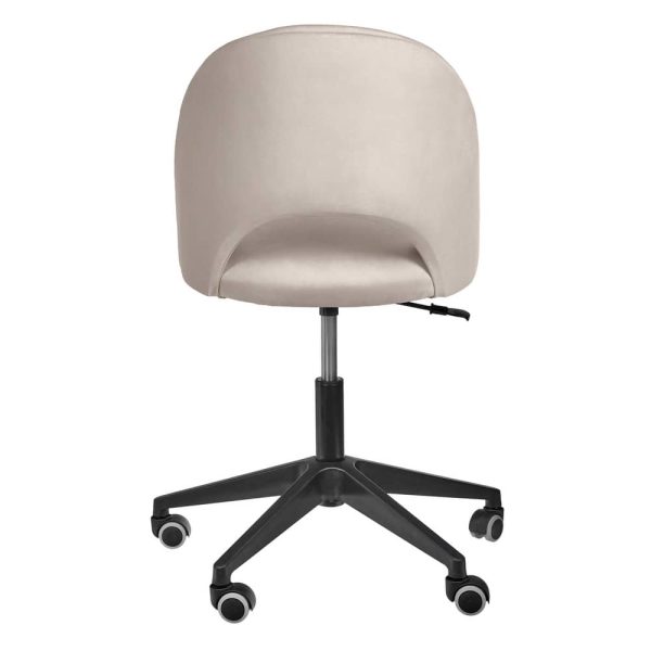 Стул Leo вращающийся на колесиках латте — изображение 4
