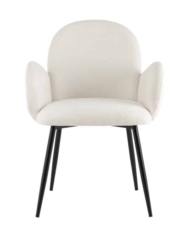 Стул обеденный Wave букле белый — изображение 2