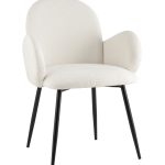 Стул обеденный Wave букле белый