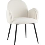 Стул обеденный Wave Stripes букле белый