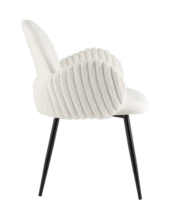 Стул обеденный Wave Stripes букле белый — изображение 3