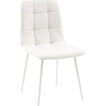 Стул Одди NEW экокожа белый белые ножки