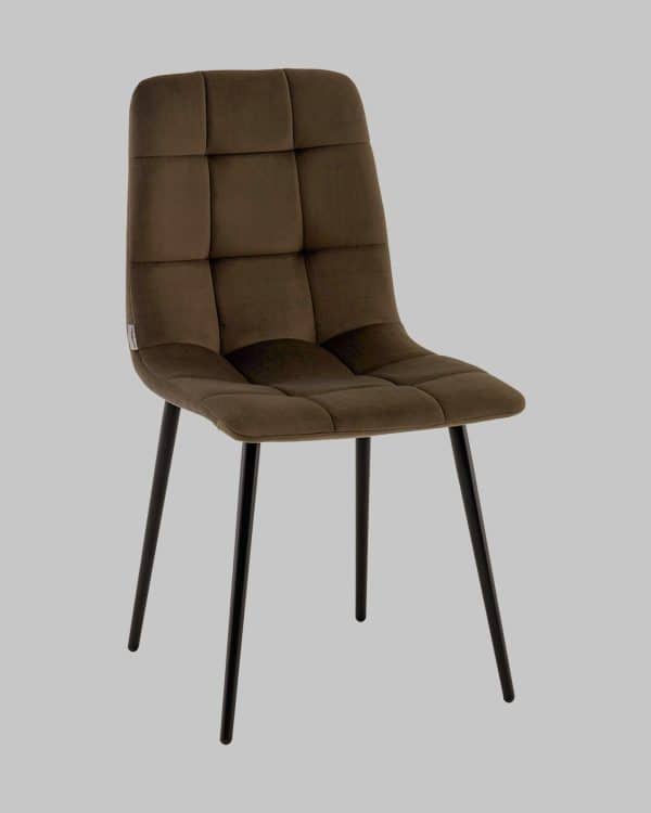 Стул Одди NEW велюр коричневый — изображение 2