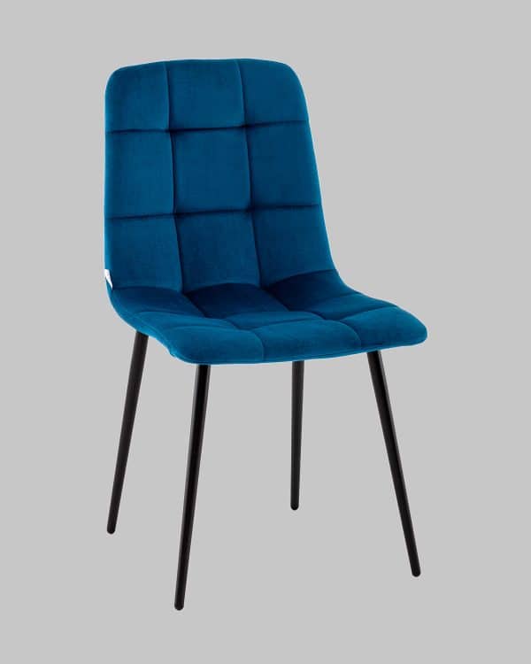 Стул Одди NEW велюр синий — изображение 2