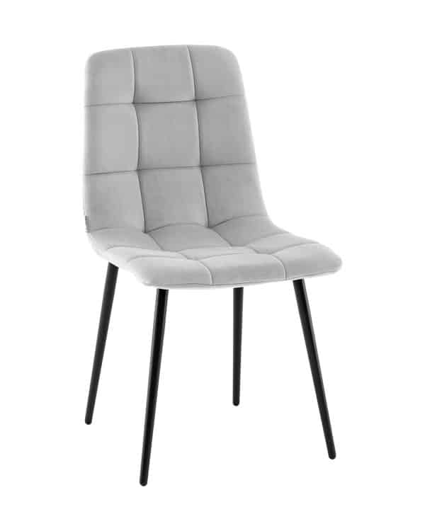 Стул Одди NEW велюр светло-серый