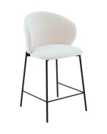 Стул полубарный Блейз букле белый