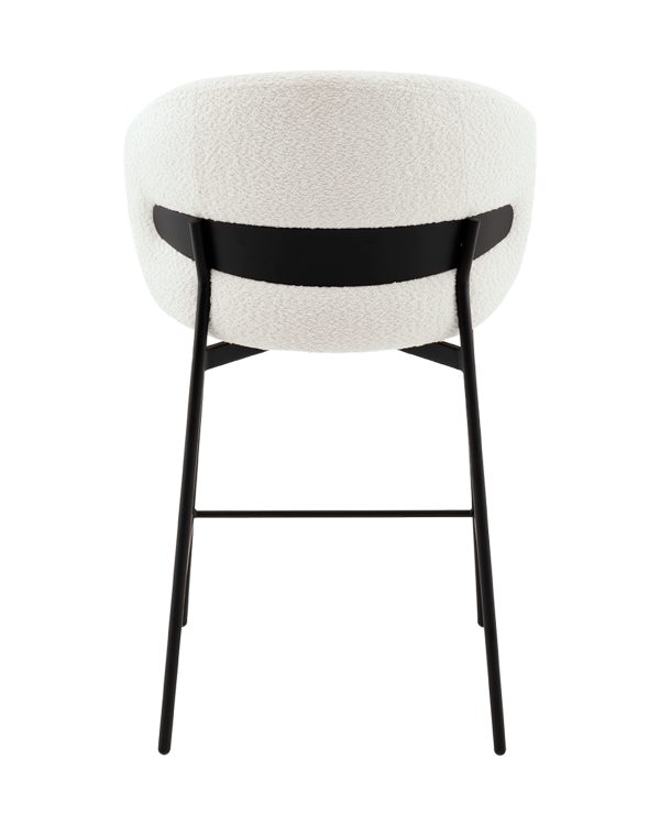 Стул полубарный Блейз букле белый — изображение 3