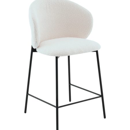 Стул полубарный Блейз букле белый