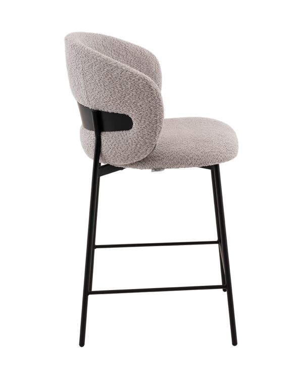 Стул полубарный Блейз букле светло-серый — изображение 3
