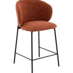 Стул полубарный Блейз букле терракотовый