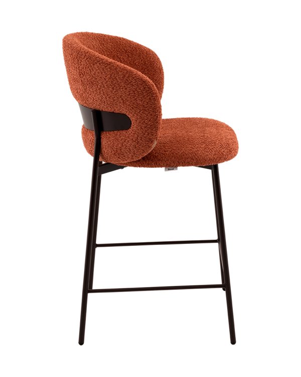Стул полубарный Блейз букле терракотовый — изображение 3