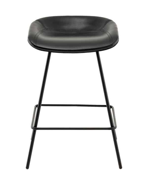 Стул полубарный Фуриоса экокожа чёрный — изображение 2