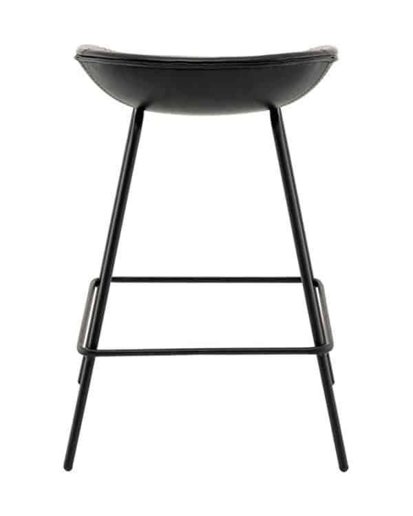 Стул полубарный Фуриоса экокожа чёрный — изображение 3