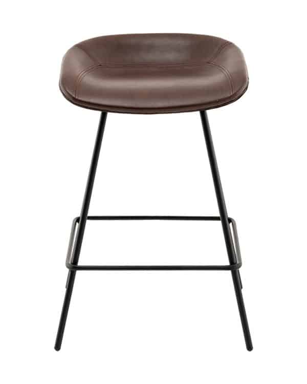 Стул полубарный Фуриоса экокожа коричневый — изображение 2