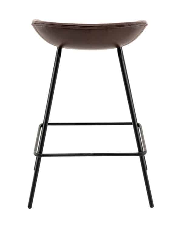 Стул полубарный Фуриоса экокожа коричневый — изображение 3