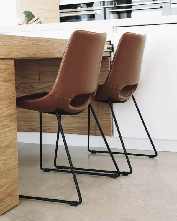 Стул Ziggy без подлокотников коричневый — изображение 2