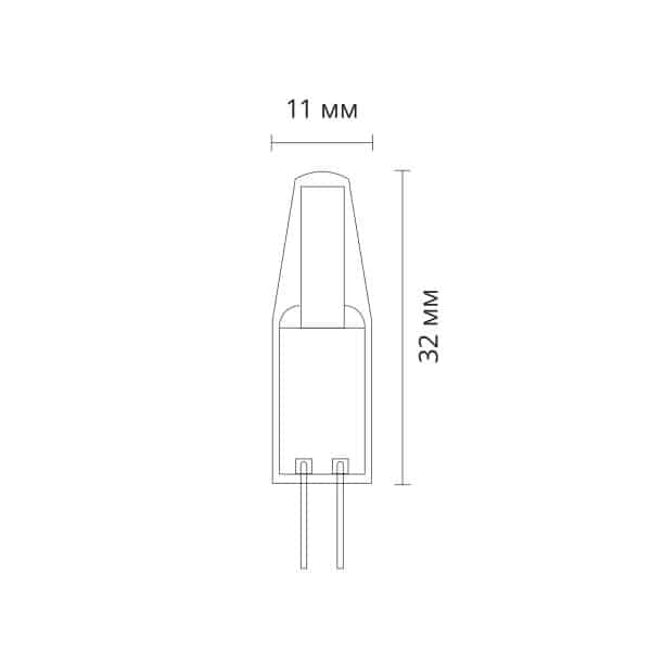 Светодиодная лампа Arte Lamp LUGO Капсульная 1.5W 150Lm 3000К G4 A0415-3K — изображение 2
