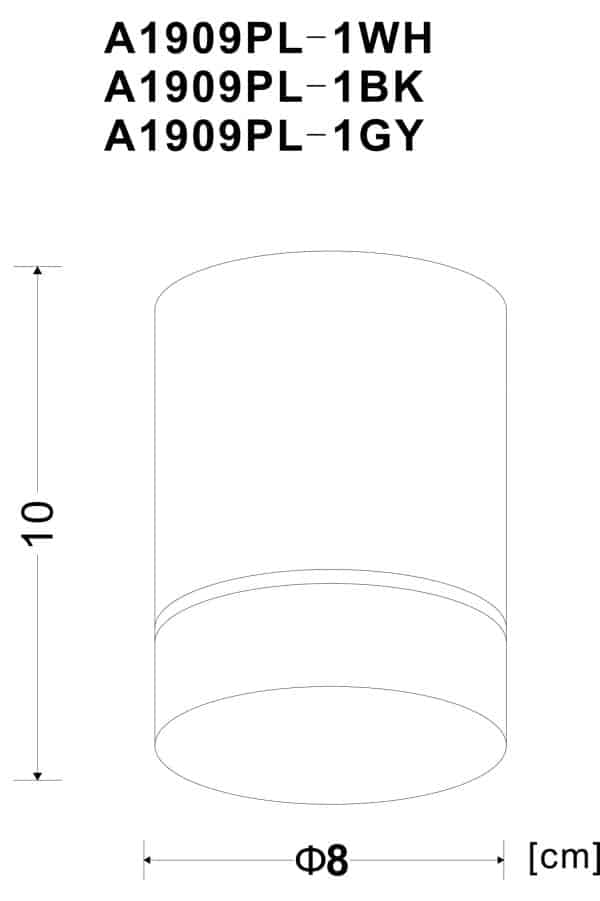 Точечный накладной светильник Arte Lamp ELLE A1909PL-1BK — изображение 3