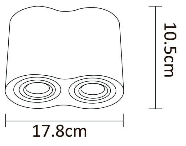 Точечный накладной светильник Arte Lamp FALCON A5645PL-2BK — изображение 4