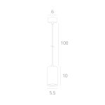 Точечный подвесной светильник Arte Lamp CANOPUS A1516SP-1BK — изображение 5