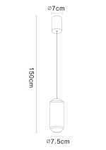 Точечный подвесной светильник Arte lamp OMICRON A1134SP-7BK — изображение 3