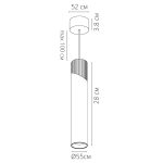 Точечный подвесной светильник Arte Lamp POLAR A5463SP-1WH — изображение 3
