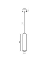 Точечный подвесной светильник Arte Lamp SIRIUS A1524SP-1BK — изображение 4