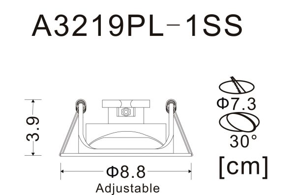 Точечный встраиваемый светильник Arte Lamp ACCENTO A3219PL-1SS — изображение 4