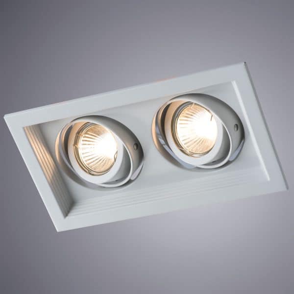 Точечный встраиваемый светильник Arte Lamp CANIS A6661PL-2WH — изображение 2