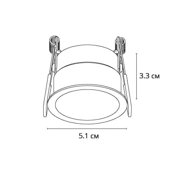 Точечный встраиваемый светильник Arte Lamp DUCRE MINI A7093PL-1WH — изображение 4
