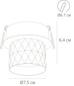 Точечный встраиваемый светильник Arte Lamp FANG A5562PL-1BK — изображение 5