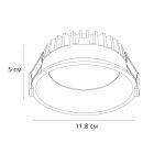 Точечный встраиваемый светильник Arte Lamp FRAME A7994PL-1WH — изображение 4