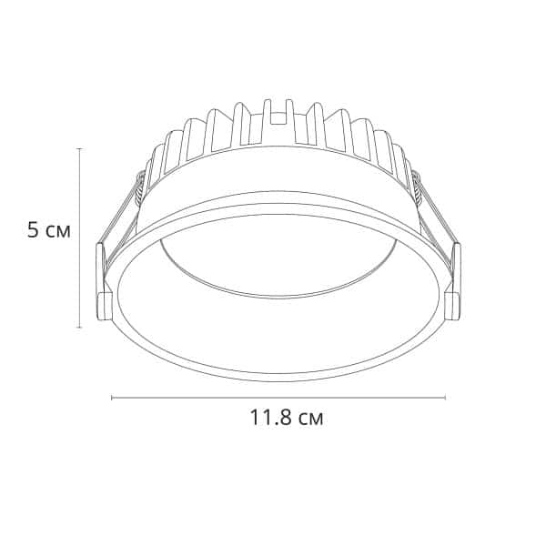 Точечный встраиваемый светильник Arte Lamp FRAME A7994PL-1WH — изображение 4