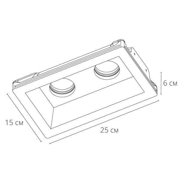 Точечный встраиваемый светильник Arte Lamp INVISIBLE A9214PL-2WH — изображение 5