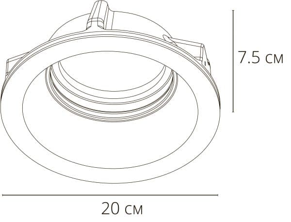 Точечный встраиваемый светильник Arte Lamp INVISIBLE A9270PL-1WH — изображение 2