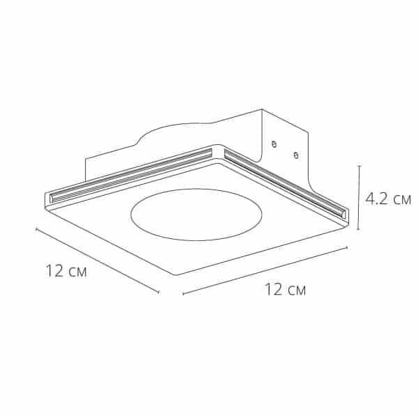 Точечный встраиваемый светильник Arte Lamp INVISIBLE A9283PL-1WH — изображение 2