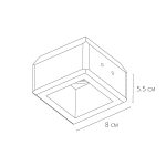 Точечный встраиваемый светильник Arte Lamp INVISIBLE A9284PL-1WH — изображение 2
