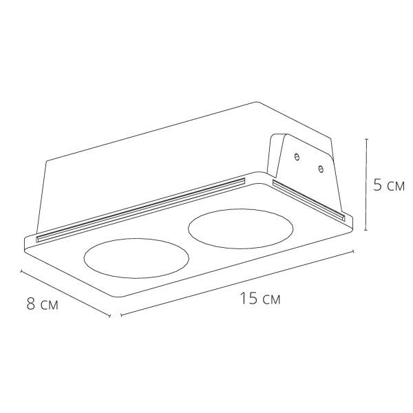 Точечный встраиваемый светильник Arte Lamp INVISIBLE A9286PL-2WH — изображение 2