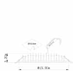 Точечный встраиваемый светильник Arte Lamp SIRIO A7205PL-2WH — изображение 5