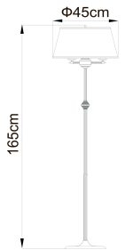 Торшер Arte Lamp ALICE A3579PN-3AB — изображение 5
