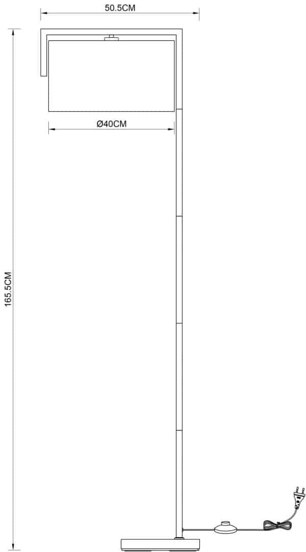 Торшер Arte Lamp APEROL A5031PN-1SS — изображение 5