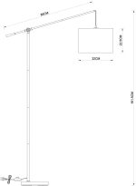 Торшер Arte Lamp DYLAN A4054PN-1PB — изображение 5