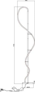 Торшер Arte Lamp KLIMT A2850PN-35BK — изображение 3