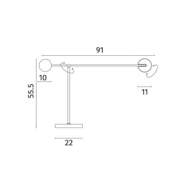 Торшер Divinare MALCONE 2623/06 PN-9 — изображение 5