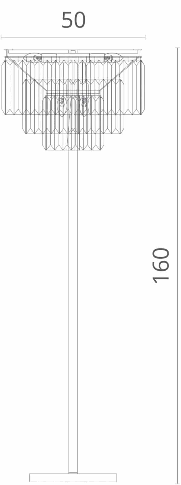 Торшер Divinare NOVA 3001/02 PN-6 — изображение 3