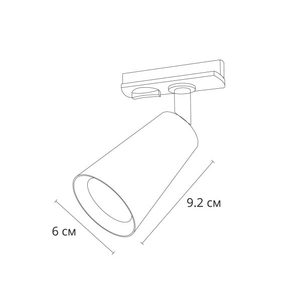 Трековый светильник Arte Lamp CINTURA A2355PL-1BK — изображение 3